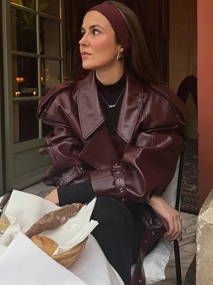 Etienne | Vintage Short Jacket with Long Sleeves for Women