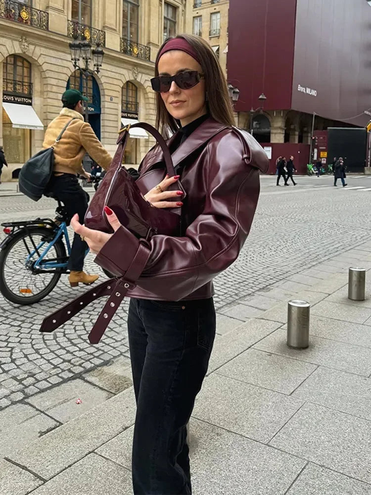 Etienne | Vintage Short Jacket with Long Sleeves for Women
