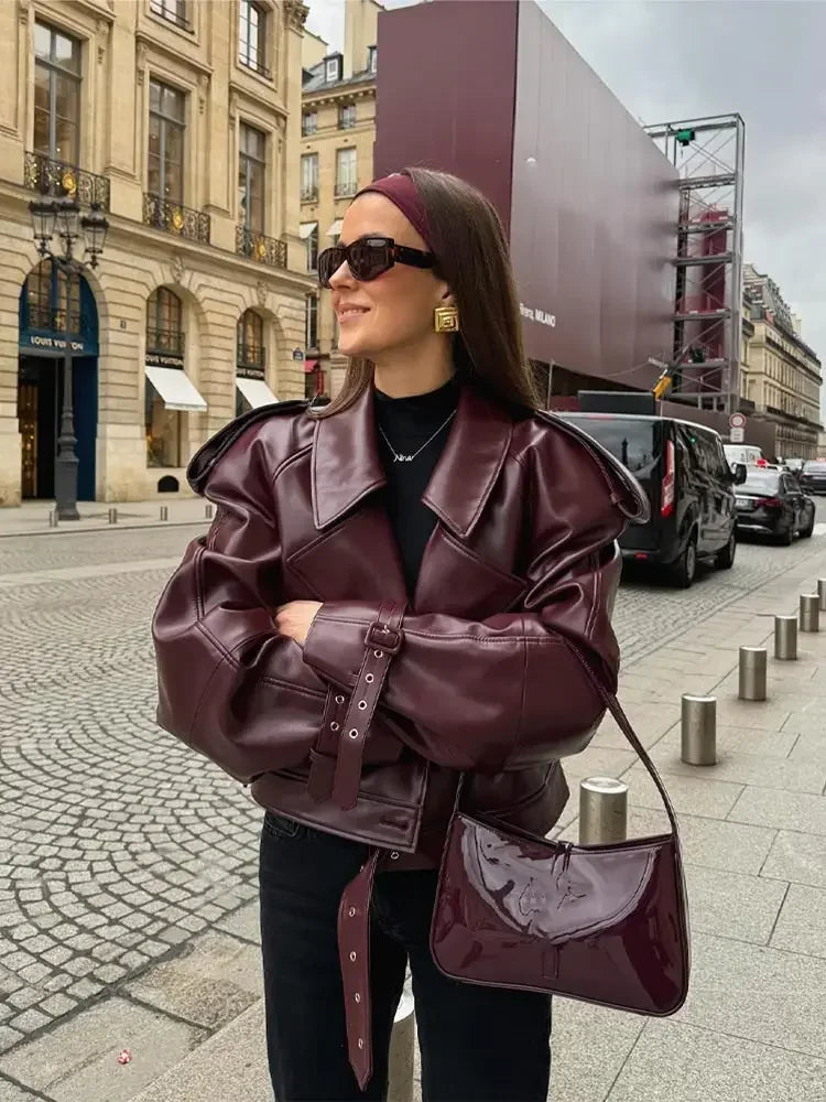 Etienne | Vintage Short Jacket with Long Sleeves for Women