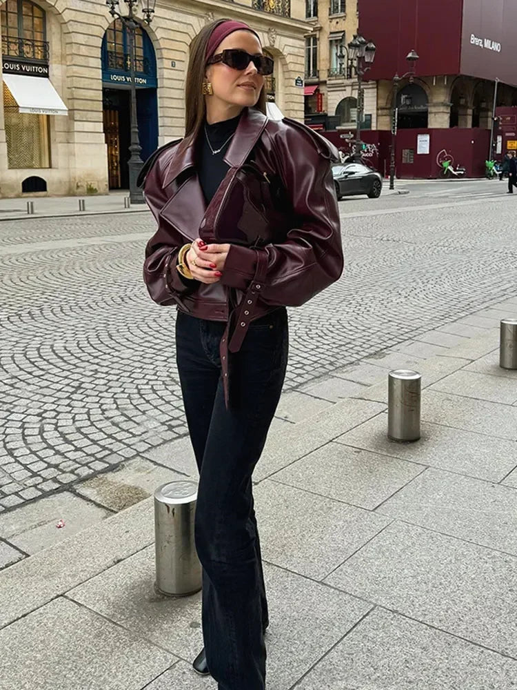 Etienne | Vintage Short Jacket with Long Sleeves for Women