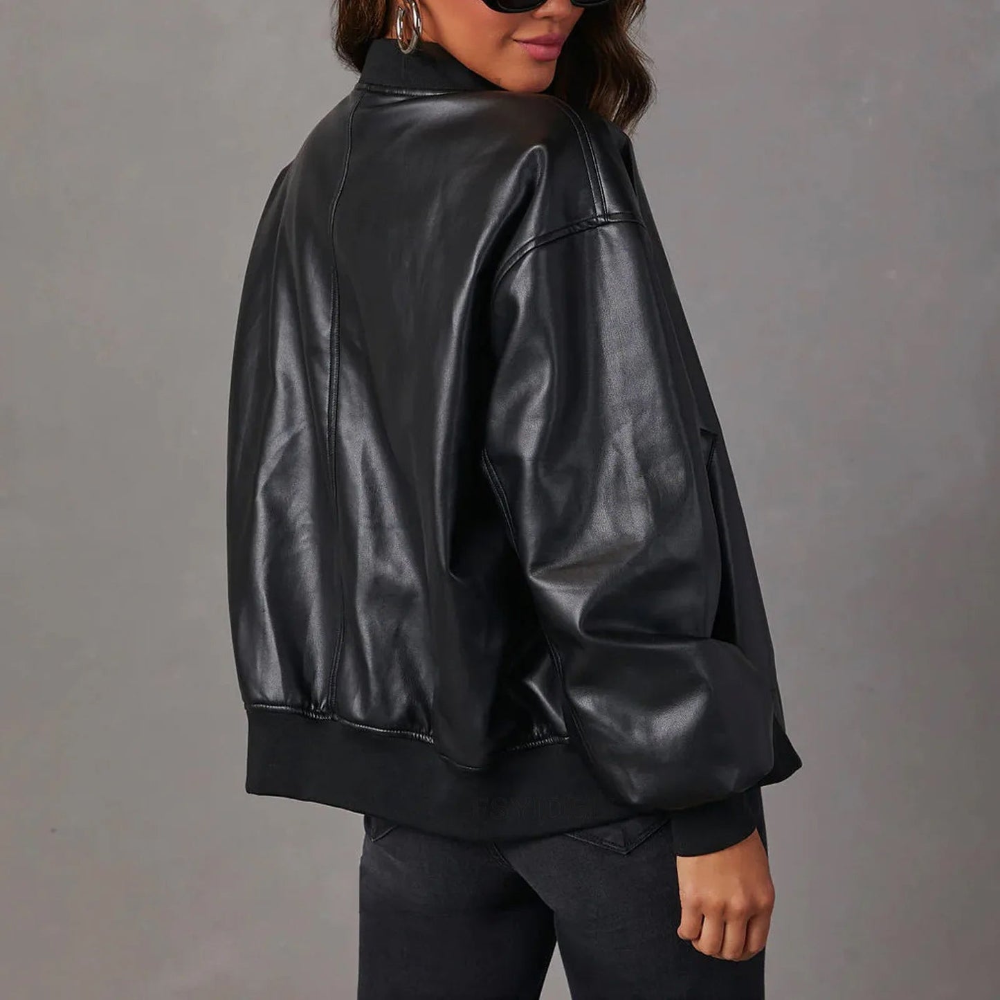 Stefania | Oversized casual bomber jacket for women