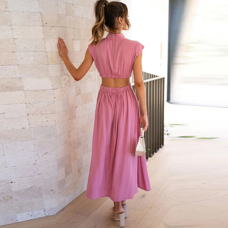 Solis | Draped Comfort Dress for Everyday Ease