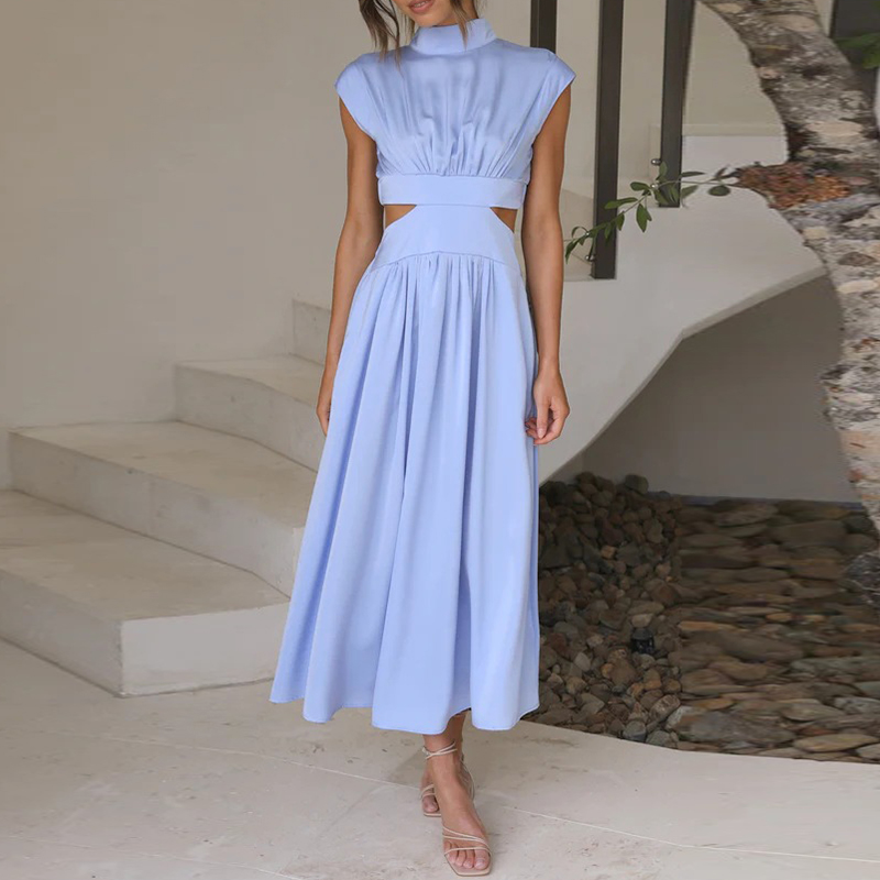 Solis | Draped Comfort Dress for Everyday Ease