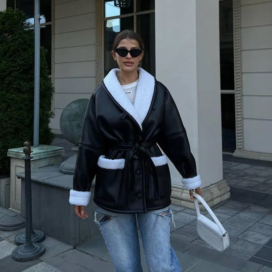 Eleonora | Fashionable Jacket with Belt for Women