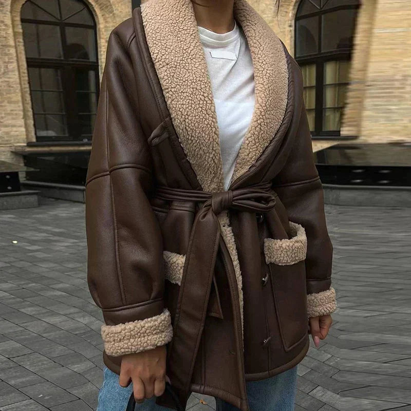 Eleonora | Fashionable Jacket with Belt for Women