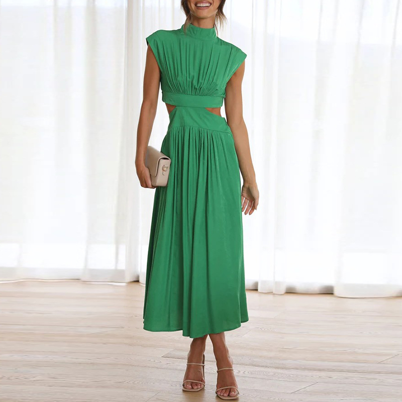 Solis | Draped Comfort Dress for Everyday Ease